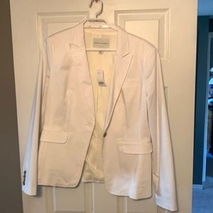 Banana Republic white blazer size 14 new with tags